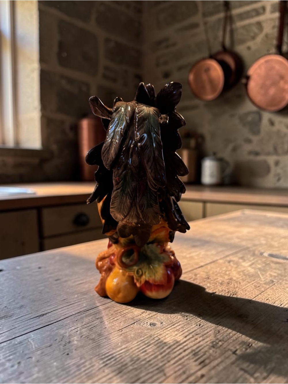 Ceramic Rooster Pitcher - Picture 5 of 7